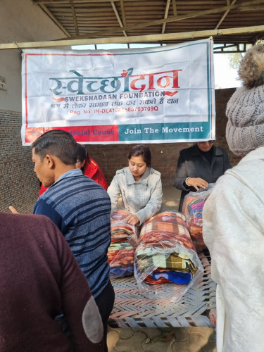 Blankets Distribution